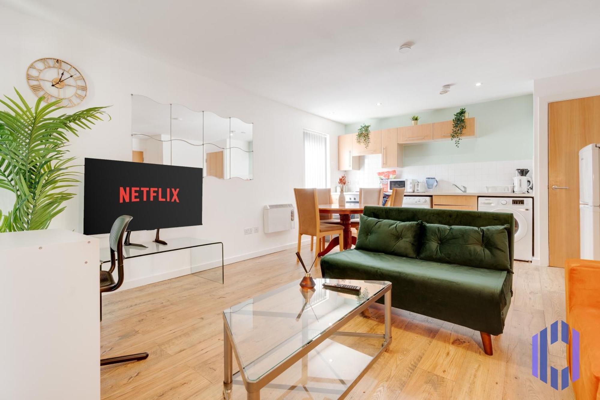 Free Parking - Immaculate 1Bd Flat - Salford Quays Apartment Manchester Luaran gambar